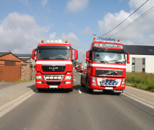 Camion de l'entreprise Bendetti